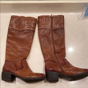 Brown Leather Boots